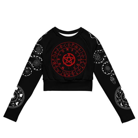 "Snake Spell" Tight Long-Sleeve Wub-Crop™