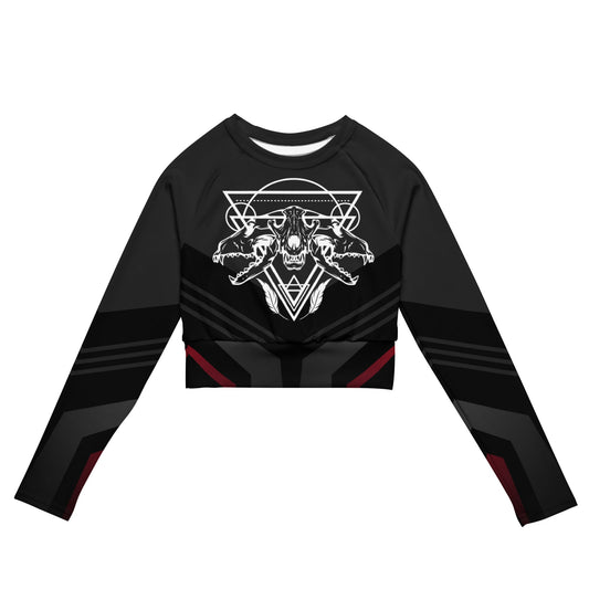 "Sacred Skulls" Tight Long-Sleeve Wub-Crop™